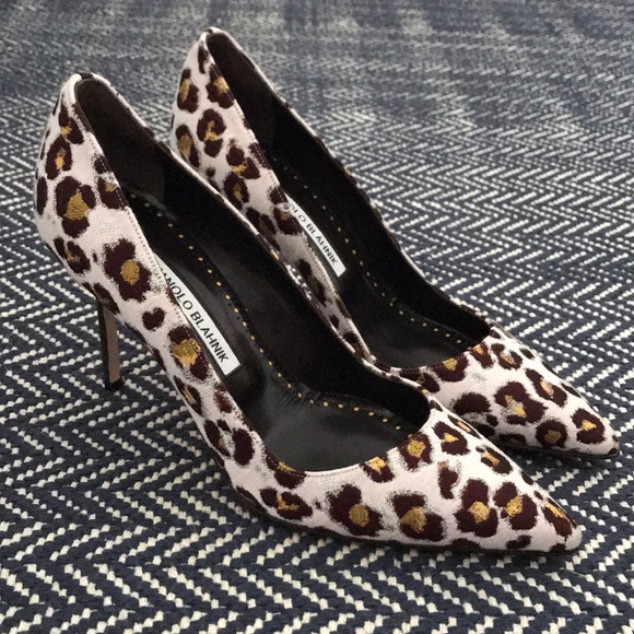 Manolo Blahnik Shoes - Manolo Blahnik leopard pump - Size 38.5 new in box
